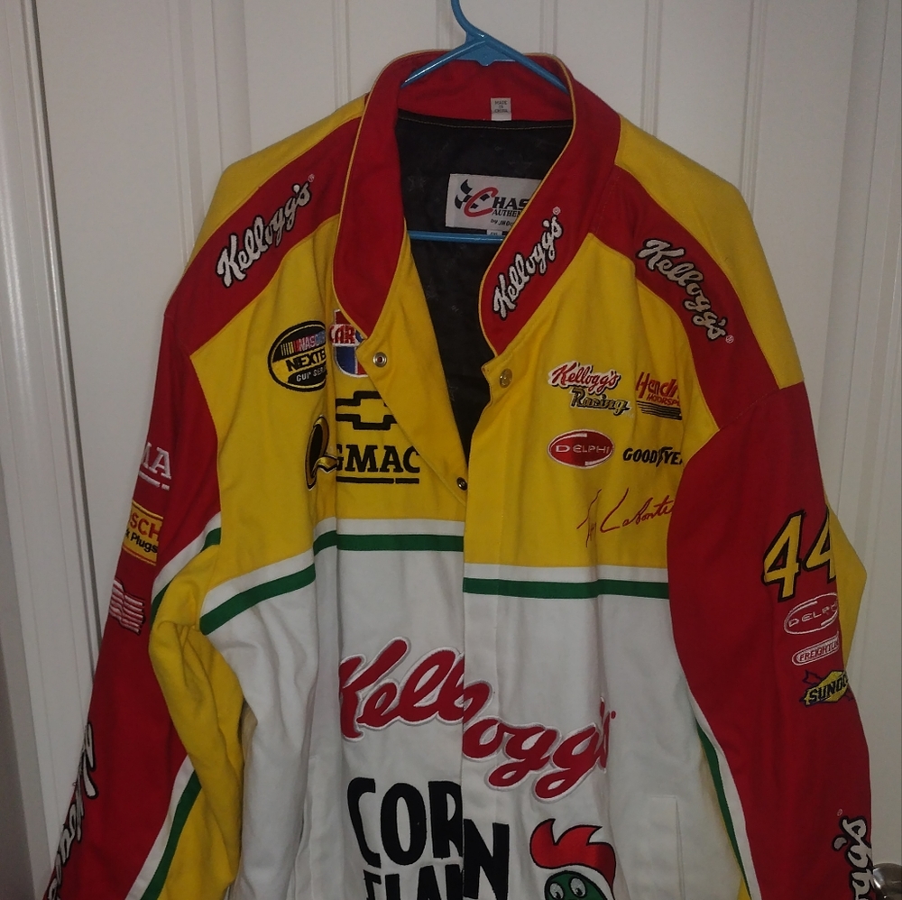 RARE Chase Authentics NASCAR Racing Terry Labonte 44 Kellogg's Jacket Size 4XL